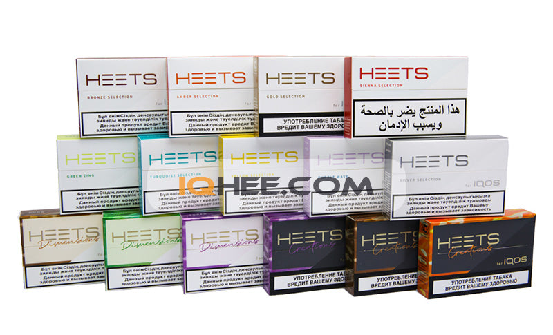 15 Small Packs of Popular IQOS Heets Flavors
